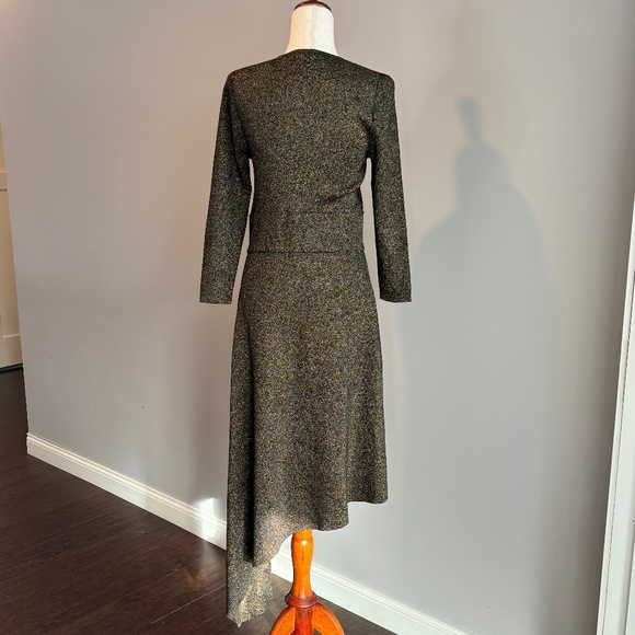 ALC Morrow Metallic Asymmetrical Dress - Picture 2 of 8